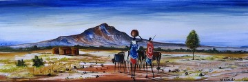 アフリカ人 Painting - アフリカからの長距離便